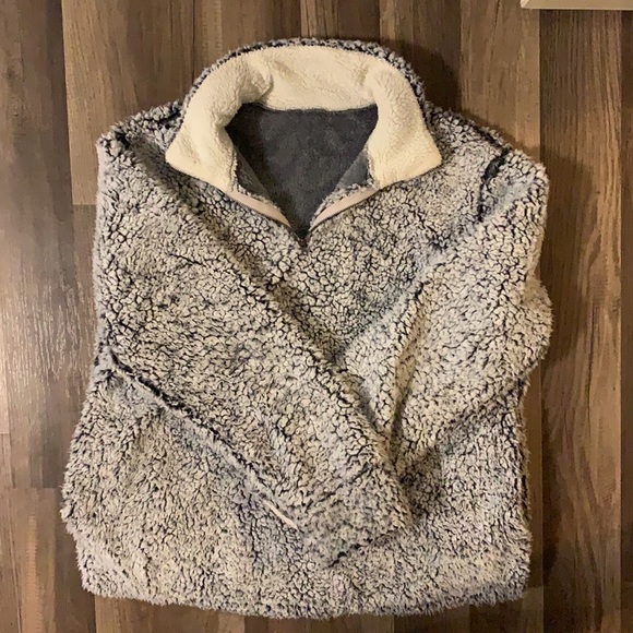 sherpa half zip jacket - Picture 2 of 2